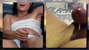 TS Angelique Monroe - My new very special "Cumshot Collection" - part 5