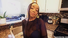 Curvy Ebony Wants Big Stepdaddy Dick Inside