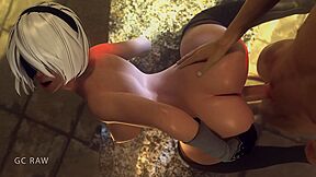 2b Night Sex In Abandoned Building