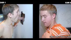 Craving Heat: Horny Ameteur Deepthroats Strangers Rod Thru Gloryhole – Unleashed Desires