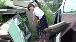 Asian Pissing In Public