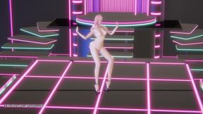 [MMD] KARA - CUPID Seraphine Sexy Striptease 4K League of Legends KDA Korean Dance