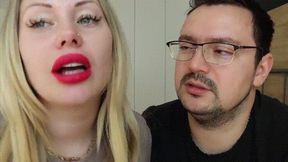 Tormented by RED cheeks "suckings"