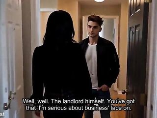 Can't Pay Rent? Tenant Turns the Tables on Her Landlord: POV Oral-job-job & Deep Fuck (AI Generated)
