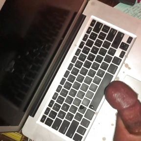 (PT4) Gave My Macbook Laptop A Facial _ solo young college black male masturbation nympho