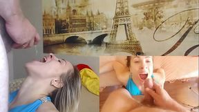 Милая мамочка в купальнике отдается незнакомцу