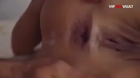 Tattooed Brunette Gets Fucked Deep in Her Ass Until Cum Drips Out