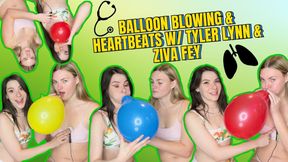 Ziva Fey - Balloon Blowing And Heartbeats With Tyler Lynn