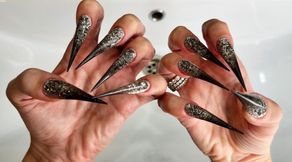 Long CLAWS - my new shape, long nails with long fingers