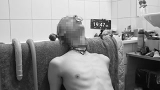 Sissy slut Femboy compilation - Censored B&amp;W version