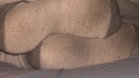 “Daddy” removes my sweaty stinky socks