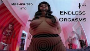 Mesmerized into Endless Orgasms - VR 360 - featuring Jane Judge, a trance loop for gooners with special effects, magic control, Goddess worship, jerk off instructions, high heel dangling, nylon and pantyhose fetish, and a JOI to an explosive finish on Sc