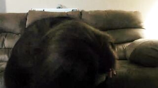 doing the DIRTY on the couch