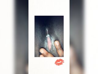 Moist creamy vagina
