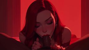 My Neighbor&#039;s Wife Has A Second Job - MILF Blowjob BBC - AI