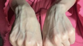 Lotion over swollen plumped veins