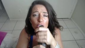 Charlie Begs and Sucks in Pov