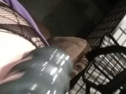 Machine Fucking a sissy named Tiffany