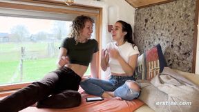 ”Ersties - Ana & Serafina Enjoy Water Works in the Shower”