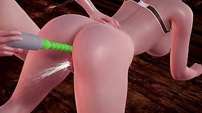 Big Tits Daria Succubo 3D Hentai - Kiss and Pussy Masturbation, Sitting Pussy Licking with Loud Moans, and Anal Vibrator Leading to a Squirt - Rule34 Animation