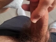 Hairy Arab Top gets handjob