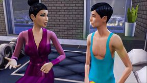 fucks her virgin step son for the first time - Hot step mother