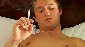 Smoking deviant London Lane solo masturbation session