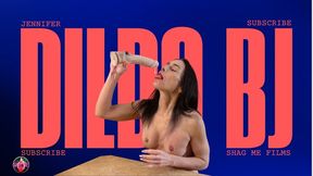 Sucking & Titty Fucking an Ejaculating Dildo