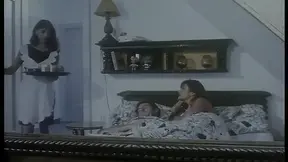 Husband Enjoys Wife and Maid in a Threesome