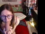 Little Paige got too horny left alone with her thoughts