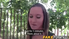 Money hungry Naomi fucked outdoor