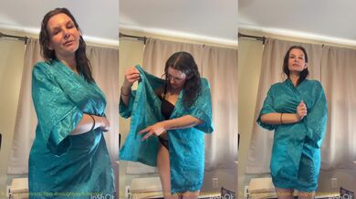 Victoria’s Secret satin robe