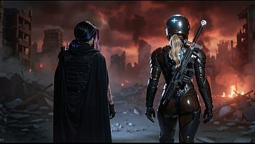 Hellgate Siren : Epizode 1: &quot_Fall from sky&quot_ (AI movie)