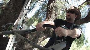 Outdoor deepthroat for hot blonde slut