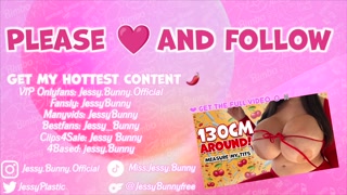 5 foot circumference: I measure my new mega tits | Jessy Bunny