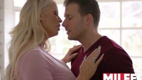 Blond Milf seduces cheating stepson like a sex-hungry succubus