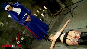 naughty dominatrix nun women fucks the cum out of pretty women