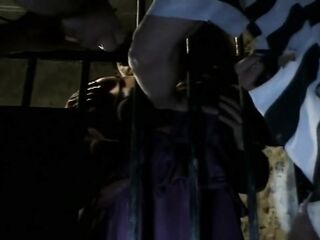 Brunette hair mother I'd like to fuck's Wild Fetish Romp with Costumed Boy