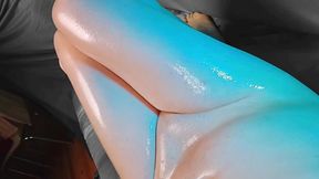 Colorful Oiled up Sweet Hot Pretty Masturbating Skin Spicy Sissy Femboy
