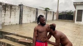 he fucks me outside under the rain