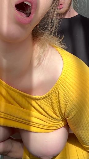 Must-see moment from &quot;Russian Beauty With A Gorgeous Ass Sucked A Cock And Then Rided It&quot;