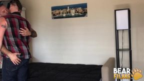 BEARFILMS - Silver Steele fucking tattooed bear after blowjob