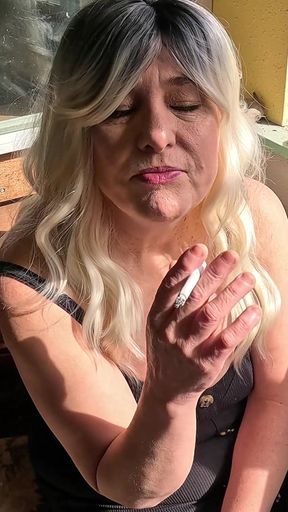 Having a Smoke on a Beautiful Day