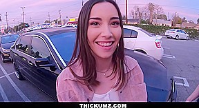 Thickumz - Cute Amateur Girl Shows Off In Public