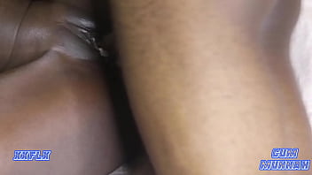 SUPER CREAMY EBONY PUSSY., EJACULATE INSIDE