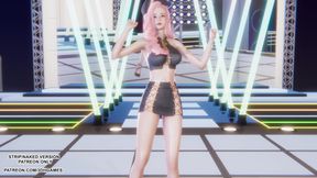 MMD TWICE - I CAN'T STOP ME Seraphine Kpop Dance League of Legends Hentai Uncensored 4K 60FPS