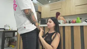 Hot Latina MILF rides and sucks in cuckolding scene