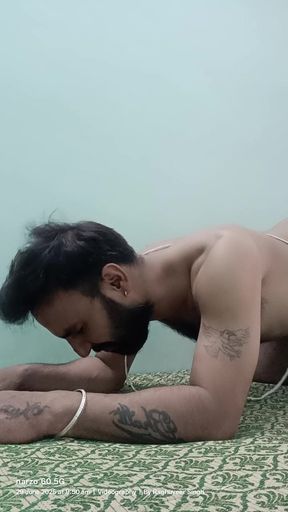 Desi Rajasthani boy show penis