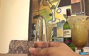 Thanks to her big ass Naudia Nyce is able to initiate double penetration with ease