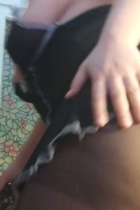 Play in pantyhos for fan and send it to him